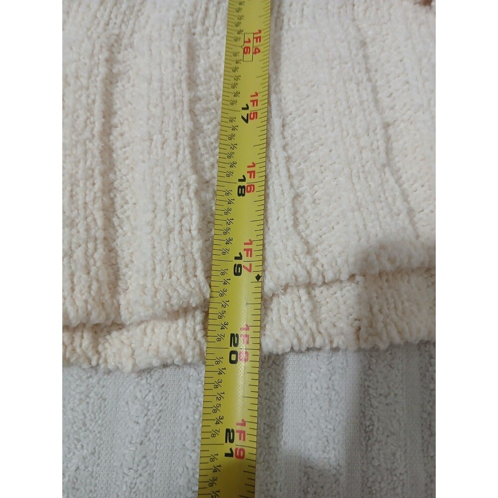 J.Crew Womens M Mock Neck Ivory Chenlle Knit Sweater Cozy Pullover - Picture 9 of 15